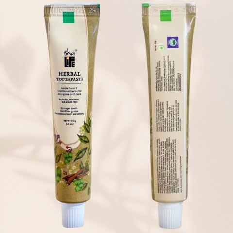 50 g pflanzliche Zahnpasta (frei von Parabenen, Fluorid, SLS und SLES)