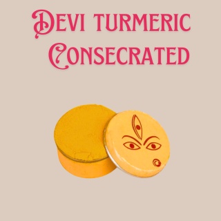 Devi Linga Bhairavi Turmeric SMALL Pack Consecrated