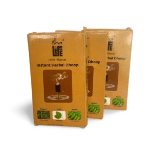 Instant Herbal Dhoop (20 Stk). Mit Keuschheit, Tulsi und Neem.