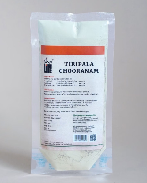 Triphala Tiripala Chooranam, 100 g ISHA