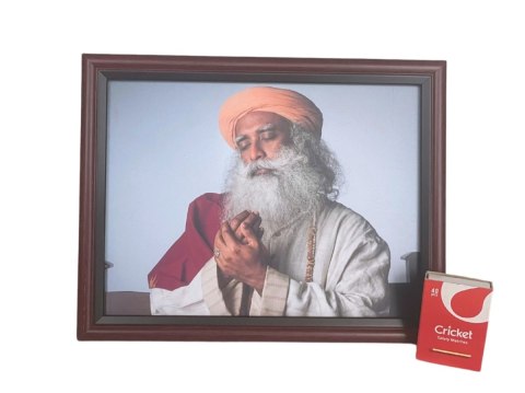 Gerahmtes Foto Sadhguru ISHA 22,5x17,5