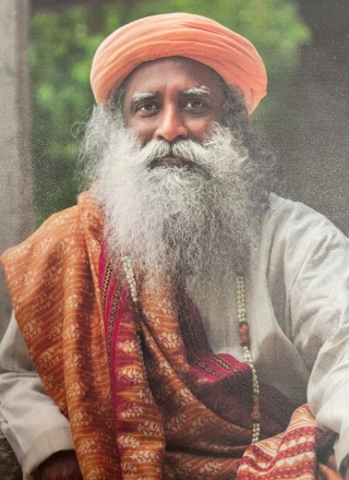 Gerahmtes Foto Sadhguru ISHA - 22,5x17,5