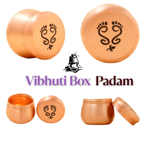 PADAM Barrel Kupferbox für Vibhuti (hoch) ISHA