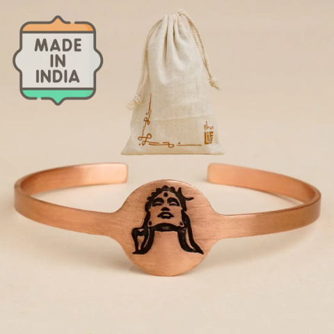ISHA Adiyogi Kupfer Armband 100% Kupfer