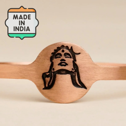 ISHA Adiyogi Kupfer Armband 100% Kupfer