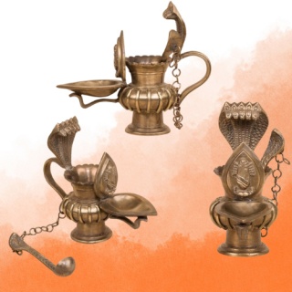 Linga Bhairavi Lampe mit ISHA Löffel