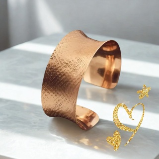 Kupferarmband 100% Kupfer ISHA breit