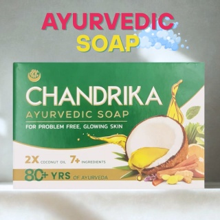 Ayurvedische Seife Chandrika 75g Stück Seife
