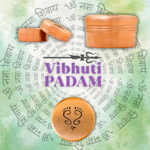 PADAM Kupferbox für Vibhuti (Mittel) ISHA