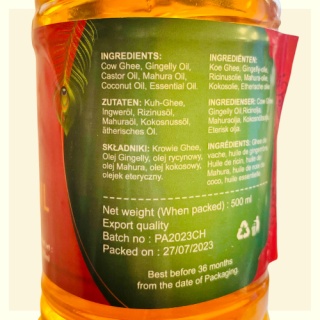 BIG Pooja Pancha Deepam Öl Lampenöl 1 LITER