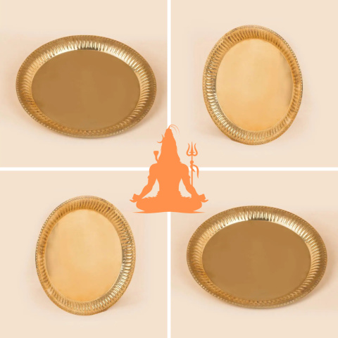 Sannidhi Opferplatte Messing ISHA