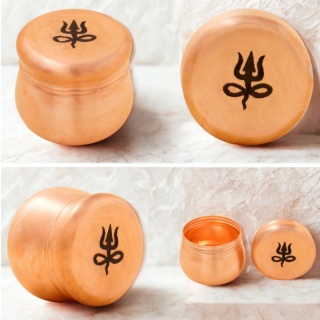 TRISHUL Kupferbox für Vibhuti (hoch) ISHA