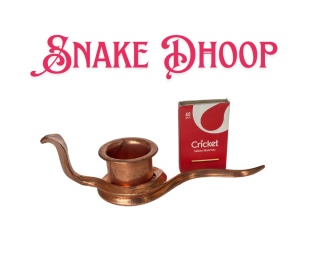 Traditioneller Snake Dhoop Stand (Copper) ISHA