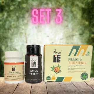 SET Neem & Kurkuma + Amla + Amukkara Chooranam ISHA