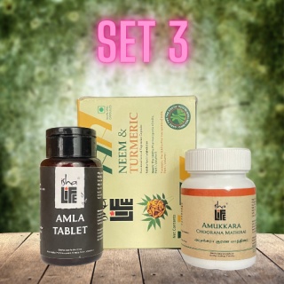 SET Neem & Kurkuma + Amla + Amukkara Chooranam ISHA