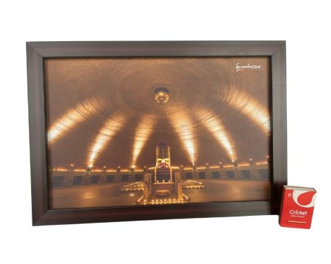 LEICHT BESCHÄDIGTER RAHMEN Foto im Rahmen von Dhyanalinga ISHA - GROSS 33,5 x 23,5 LEICHT BESCHÄDIGTER RAHMEN Foto im Rahmen von Dhyanalinga ISHA - GROSS 33,5 x 23,5