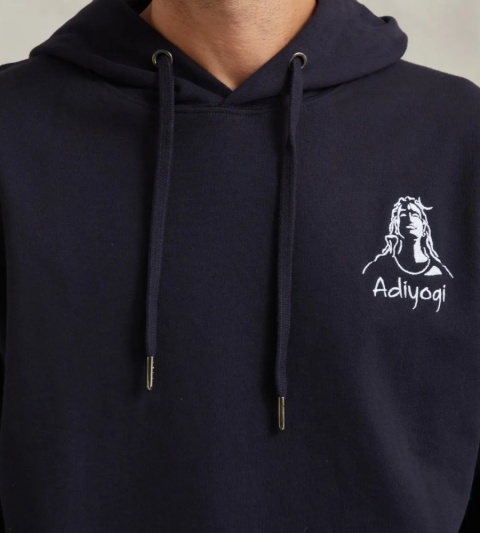 Adiyogi-Hoodie – Marineblau ISHA UNISEX