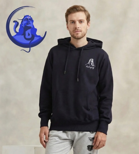 Adiyogi-Hoodie – Marineblau ISHA UNISEX