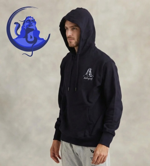 Adiyogi-Hoodie – Marineblau ISHA UNISEX