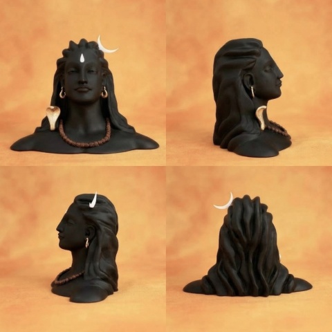 Adiyogi - Schön gemacht 6 Zoll (15.2 cm) Fiber