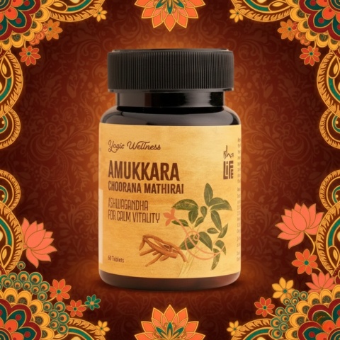Amukkara Chooranam + Ashwagandha Tablets 60 Stück.
