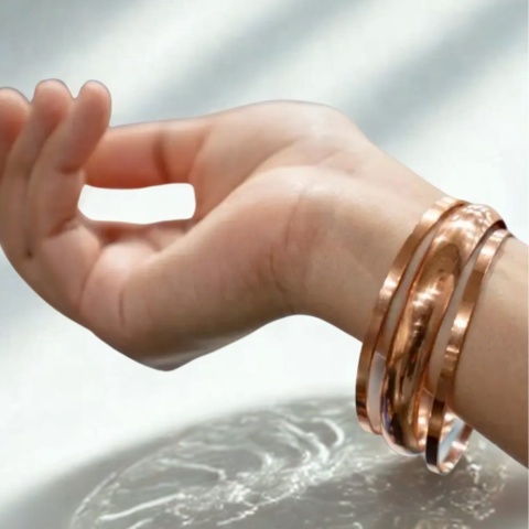 COPPER CUFF Dreifach-Armband - Isha