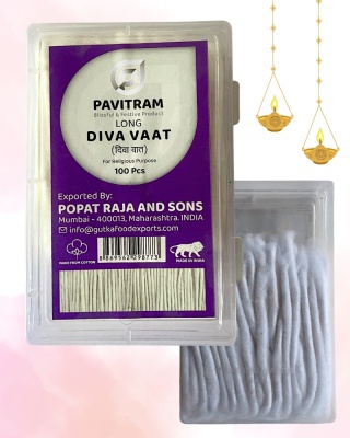 Box Cotton Dochte lang zum Formen (Packung mit 100 Stück)