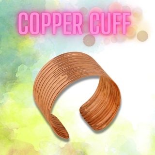 KUPFERMANSCHETTE Handverziertes wunderschönes Kupfer-Isha-Armband