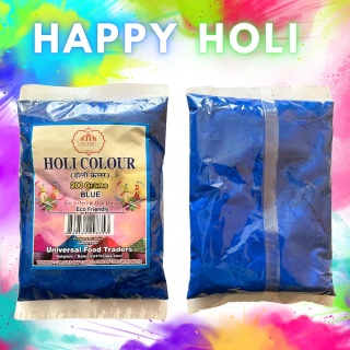 Farbiges Pulver - BLUE Holi Festival 200g Umweltfreundlich