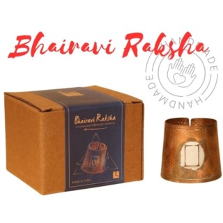 Geweihter Bhairavi Raksha - Größe L Schild der Gnade und Schutz Devi