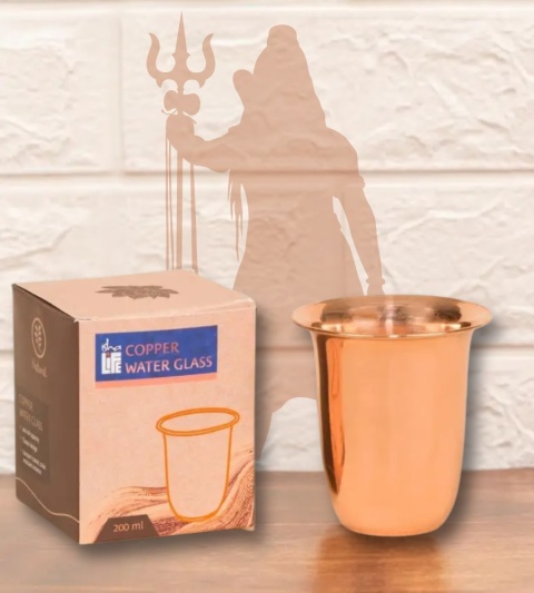Kupferglas / Tasse, IshaLife 200ml
