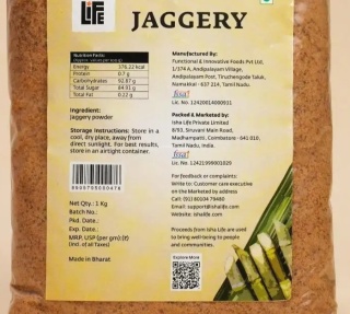 MEGA PACK 1KG - Reine und natürliche JAGGERS. Eine tolle Alternative zu weißem Zucker