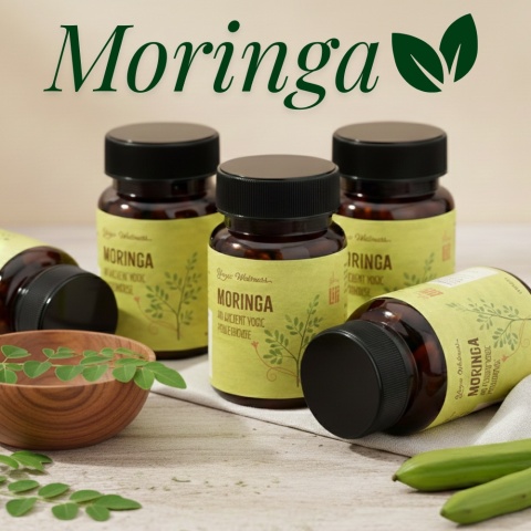 Moringa Tablet (Drumstick Blätter), 60 Stück.