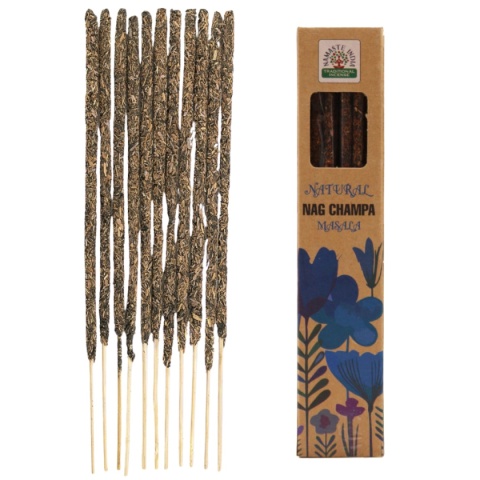 NAG CHAMPA MASALA NATÜRLICHE BOTANISCHE RÄUCHERSTÄBCHEN 10 Stk.