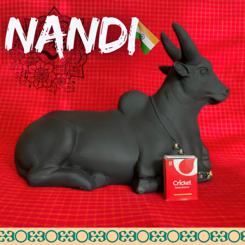 NANDI (Nandi-Statue von Isha Life) GROSS