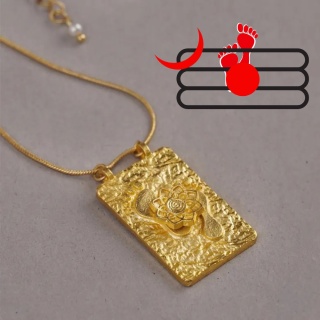 Padam und Lotos Halskette – Isha Leben Symbol