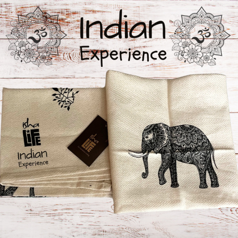 Indian Experience Handtuch aus Bio-Baumwolle klein ISHA