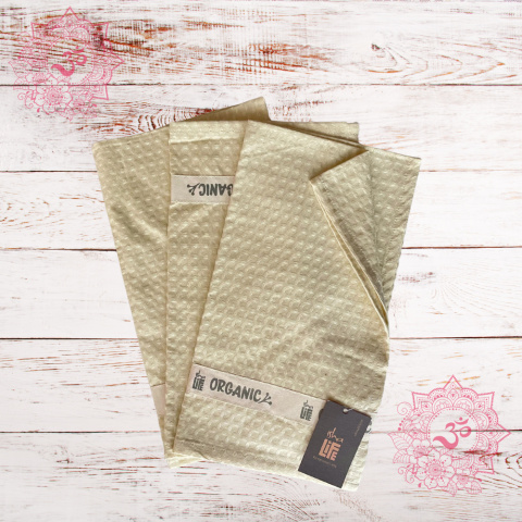 Bio-Waffel SMALL Baumwollhandtuch ISHA