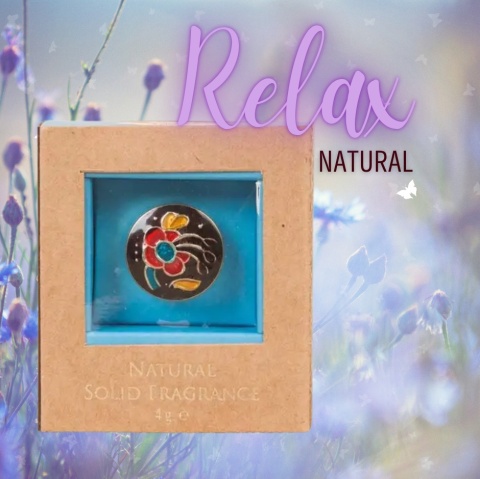 Unisex Relax Parfüm Fest mit natürlichem Bienenwachs (4g)