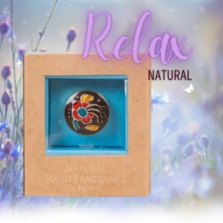 Unisex Relax Parfüm Fest mit natürlichem Bienenwachs (4g)