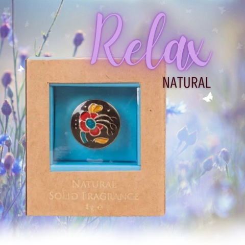 Unisex Relax Parfüm Fest mit natürlichem Bienenwachs (4g)