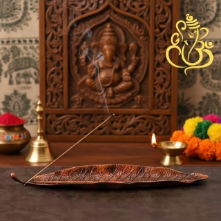 Stand Stand unter Räucherblatt