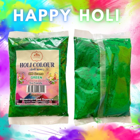 GREEN HOLI COLOUR 200g Umweltfreundlich