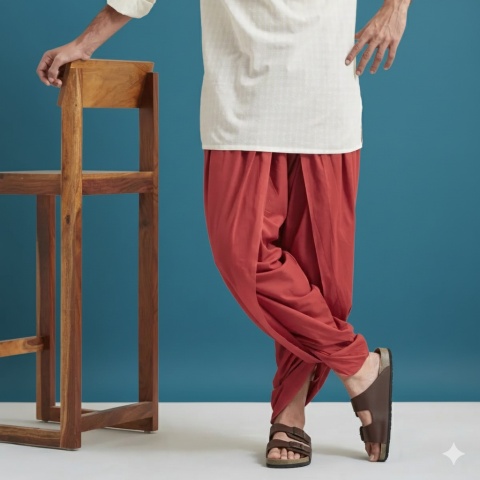 Unisex Dhoti Pant - Rot ISHA