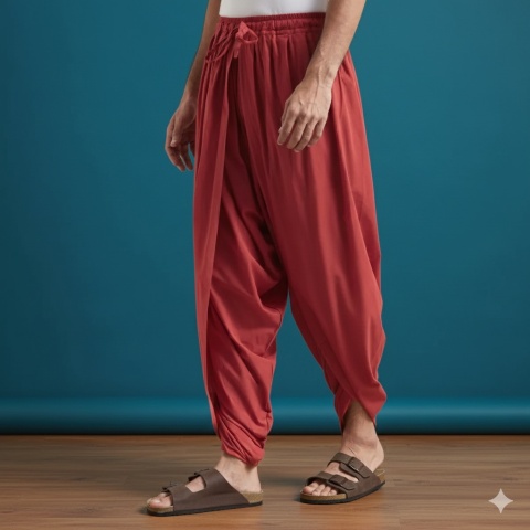 Unisex Dhoti Pant - Rot ISHA