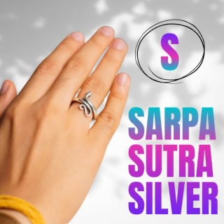 Schlangenring Sarpa Sutra silber (Größe S)