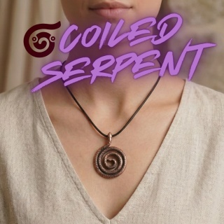 Spiralsnake (Coiled Serpent) — Symbol Kundalini ISHA