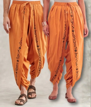 Shivanga Panchakacham (Dhoti-Hose) – ORANGE – (unisex) ISHA