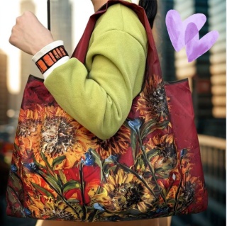 RED FLOWERS - EKO Big Shopping Bag