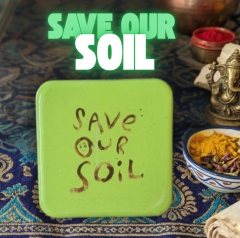 Magnet für den „Save Our Soil“ Kühlschrank – Konkrete Wahl mit Nachricht